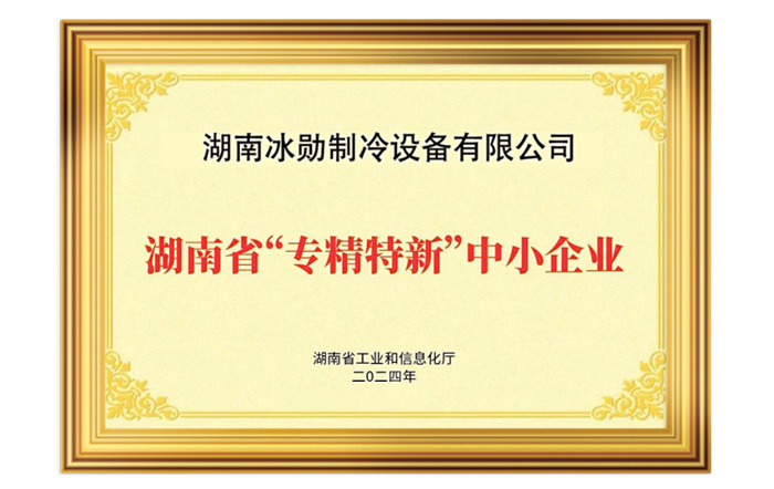喜報(bào) | 我司榮獲2024年湖南省專(zhuān)精特新中小企業(yè)榮譽(yù)稱(chēng)號(hào)